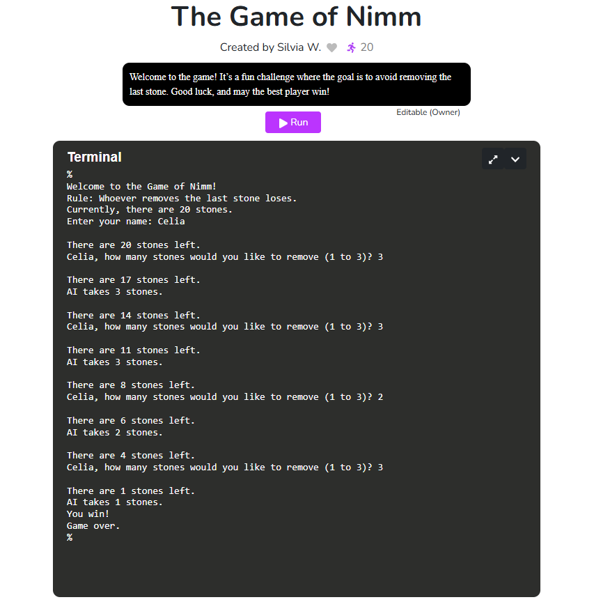 The Game of Nimm